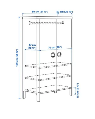 Armario infantil blanco