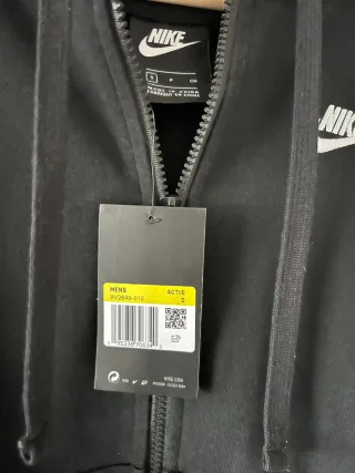 Chándal Nike Negro con Cremallera