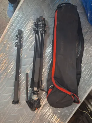 Trípode Manfrotto Profesional Video y Foto