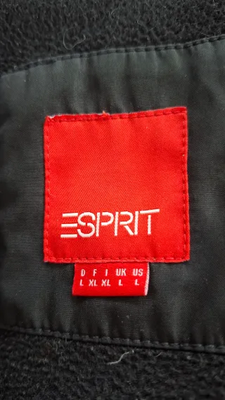 Chaqueta acolchada negra Esprit