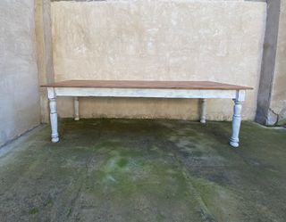 Mesa Comedor Madera Patas Torneadas