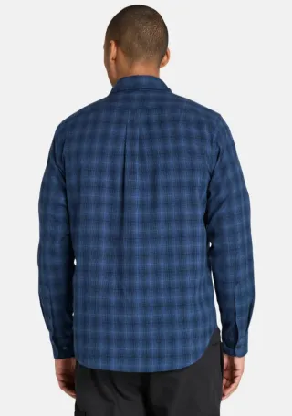 Camicia Timberland Uomo XL a Quadri Blu