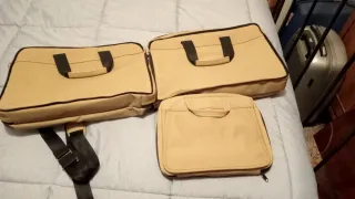 Bolso de viaje convertible 3 piezas beige