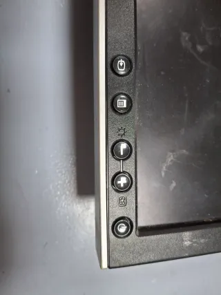 Monitor Plano Dell Negro/Plateado