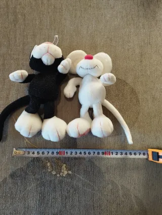 Peluche Gato y Ratón Vintage 90s