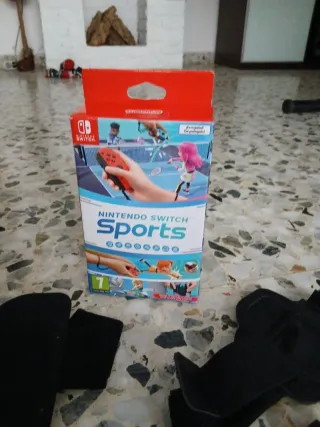 Kit Accesorios Nintendo Switch Sports mas juego ni