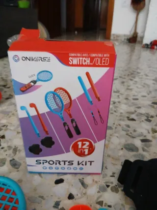 Kit Accesorios Nintendo Switch Sports mas juego ni