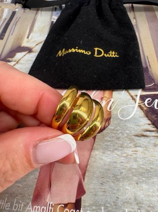 Anillo Massimo Dutti Dorado
