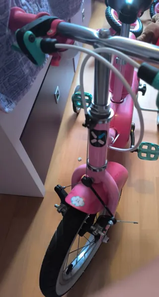 Bici infantil rosa unicornio