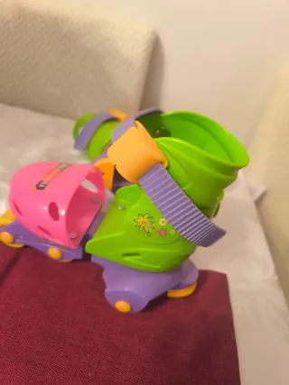 Patines infantiles Megaventura rosas y verdes