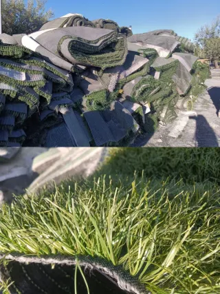 Césped artificial reciclado