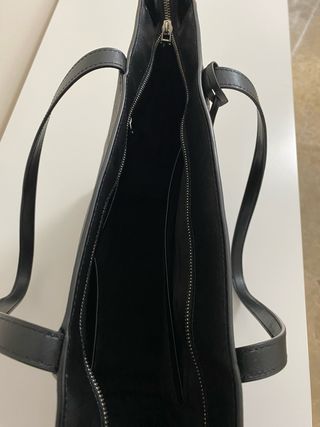 Bolso Tote Michael Kors Negro y plateado