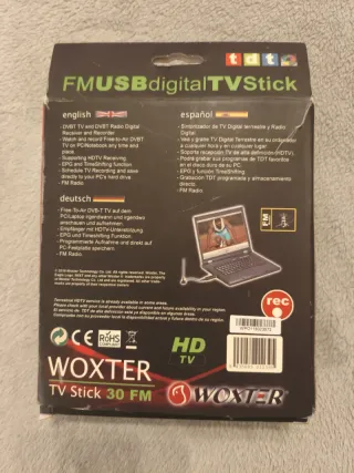 Sintonizador TDT + Radio Woxter TV Stick 30 FM