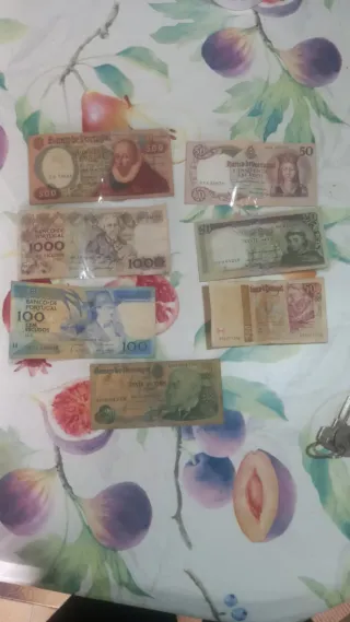 Lotes de Notas Antigas Portuguesas