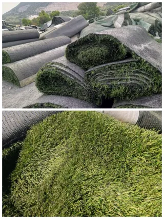 Césped artificial reciclado