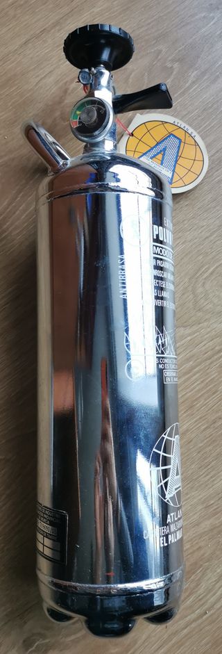 Extintor Polvo Vintage Atlas Años 80