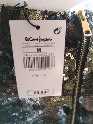 Vestido de fiesta lentejuelas