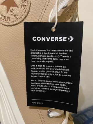 Converse All Star Beige Nuevas