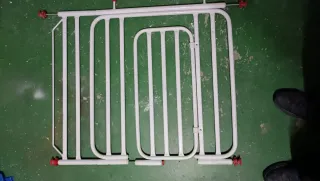 Valla protectora infantil blanca