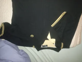 Polo Fred Perry Vintage 90s Negro