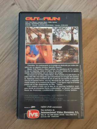 Cut and Run VHS