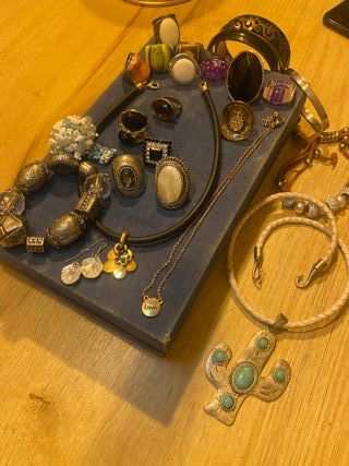 Lote Joyas Vintage Turquesa