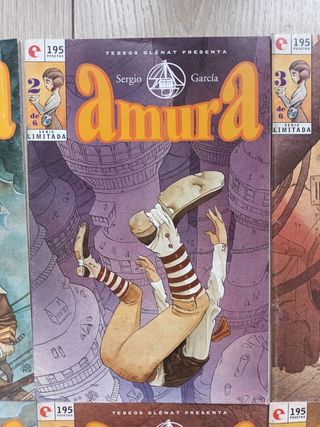 Amura 6 números.Tebeos Glénat. Colección completa.
