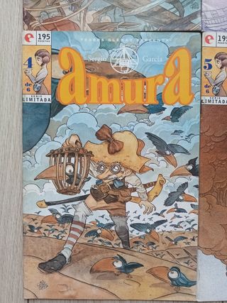 Amura 6 números.Tebeos Glénat. Colección completa.