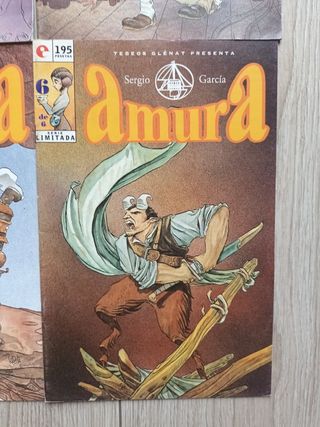 Amura 6 números.Tebeos Glénat. Colección completa.