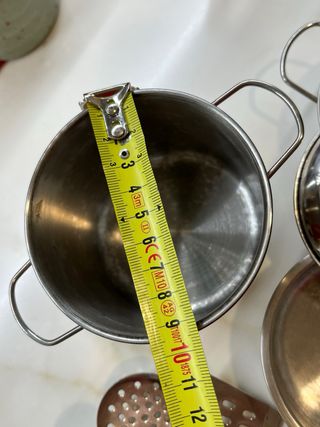 Batería Cocina Niños Acero Inoxidable