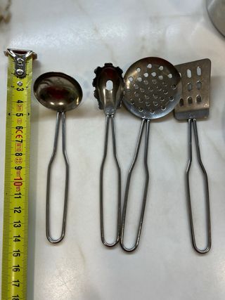 Batería Cocina Niños Acero Inoxidable