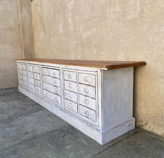 Aparador Cajonera Antigua Madera