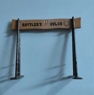 Playmobil Letrero Rancho Rattler's Gulch