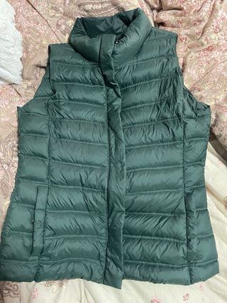 Chaleco acolchado verde Mango