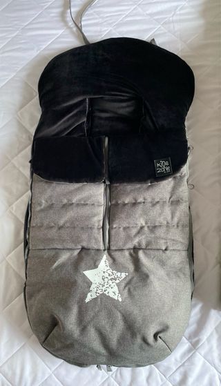 Saco Silla Paseo Jané Invierno Negro/Gris