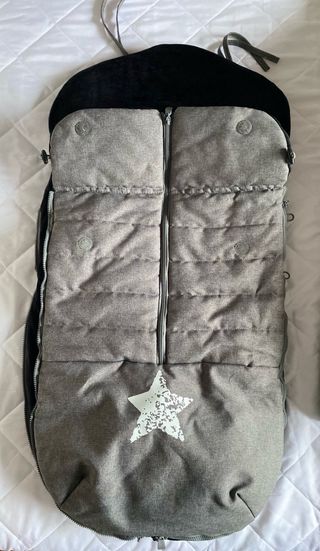 Saco Silla Paseo Jané Invierno Negro/Gris