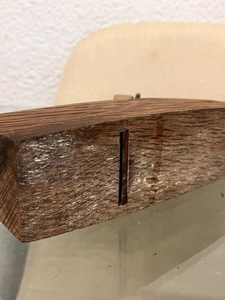 Cepillo carpintero madera antiguo