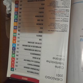 - Carte Telefoniche Italiane - Catalogo 2001