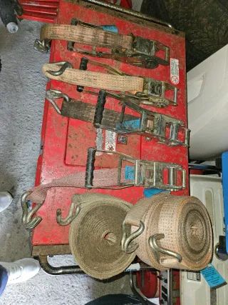 Lote de cinchas de carraca