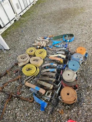 Lote de cinchas de carraca