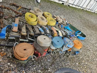 Lote de cinchas de carraca