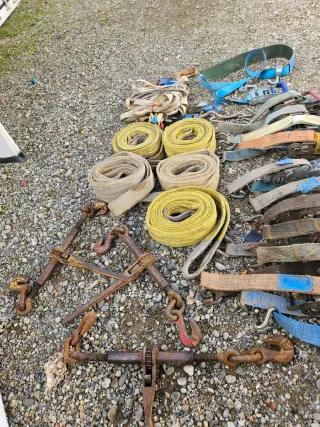 Lote de cinchas de carraca