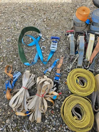 Lote de cinchas de carraca