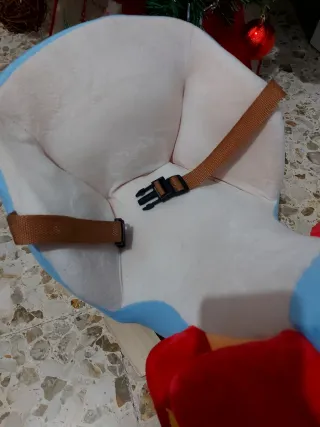 Dondolo peluche e legno aereo