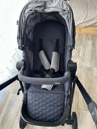 Carrito Bebé Chicco Seety Capazo Silla Paseo