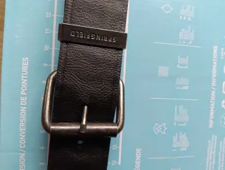 Cinturón Springfield Negro Hombre 105 x4 cm