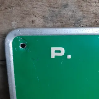 Chapa Establecimiento Autorizado quiniela Años 70