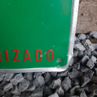 Chapa Establecimiento Autorizado quiniela Años 70