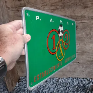 Chapa Establecimiento Autorizado quiniela Años 70