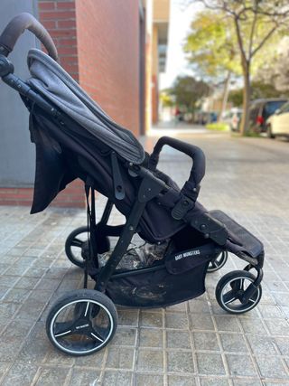 Carrito gemelar Baby Monsters con capazos